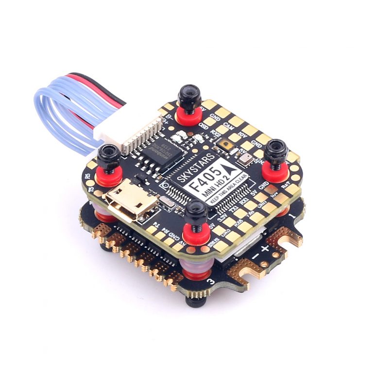 20x20mm Skystars F405 Mini HD2 Flight Controller and KM35 35A 36S ESC